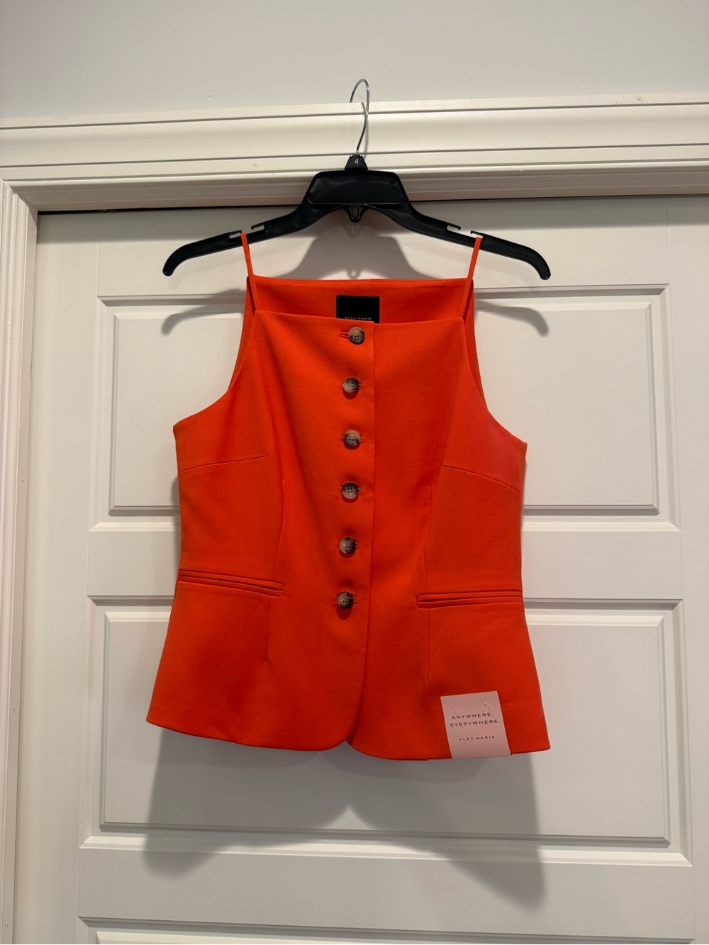 Alex Marie Kensley Anywhere Everywhere Vest Top in Poppy